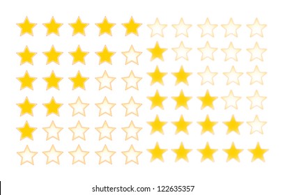 Five stars rating