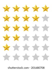 Five stars rating