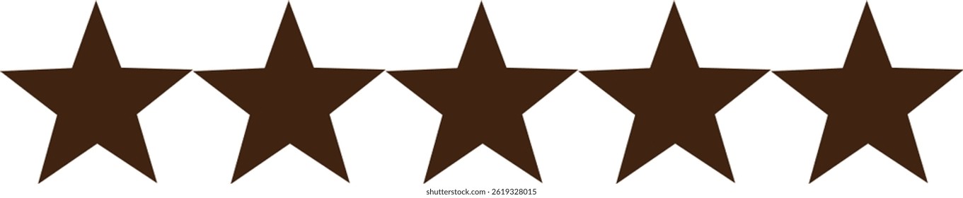 Five stars rating. Five stars customer product rating review. Yellow isolated five stars.5 stars rating review