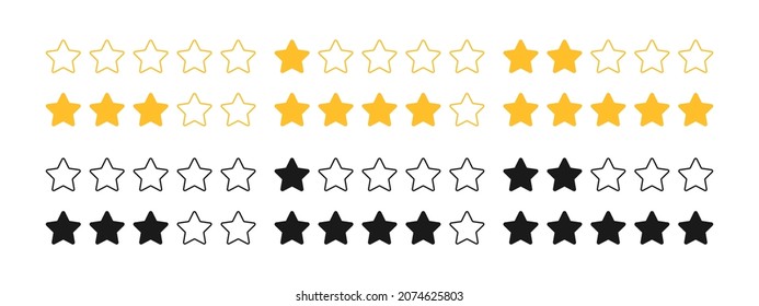 Cinco Estrellas. Calificación. Alta marca. Calidad premium. Calificación de consumo. Ilustración del vector