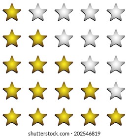 Five stars ratings
