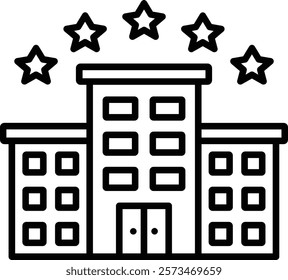 Five Stars vector icon. Can be used for printing, mobile and web applications.
