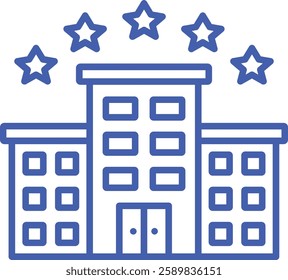 Five Stars vector icon. Can be used for printing, mobile and web applications.