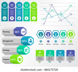 Five Statistics Templates Set