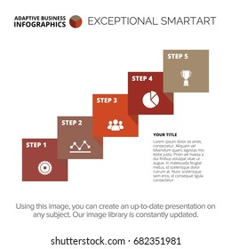 Five Step Diagram Template