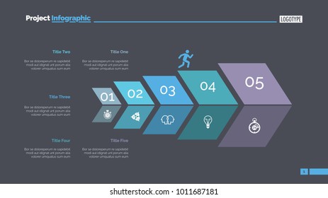 Five Steps Development Slide Template