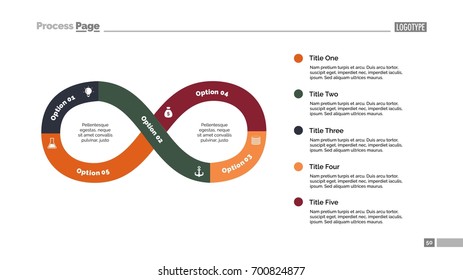 Five Steps Infinity Sign Slide Template