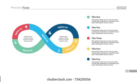 Five Steps Infinity Sign Slide Template