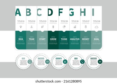 cinco pasos infográfico paso a paso vector