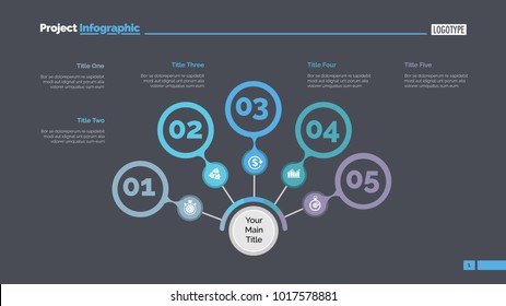 Five Steps Strategy Slide Template