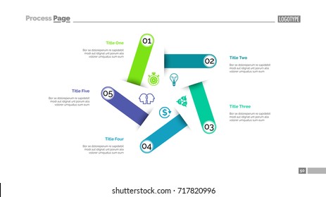 Five Steps Strategy Slide Template