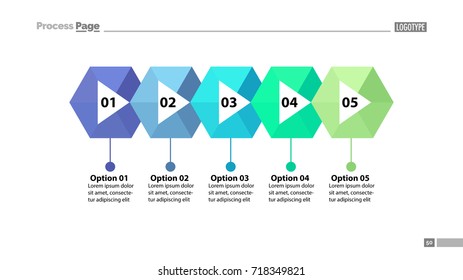 Five Steps Strategy Slide Template