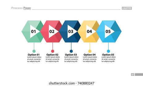 Five Steps Strategy Slide Template