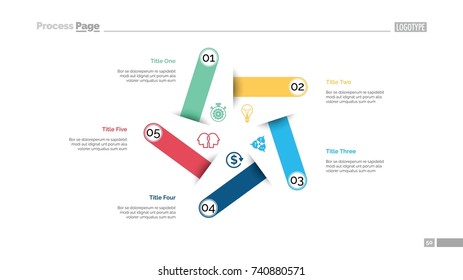 Five Steps Strategy Slide Template