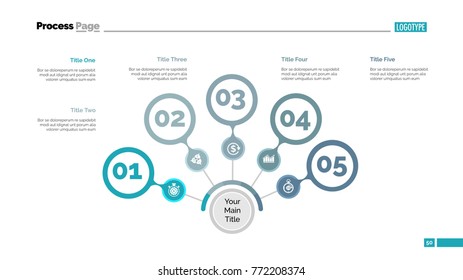 Five Steps Strategy Slide Template