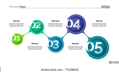 Five Steps Strategy Slide Template