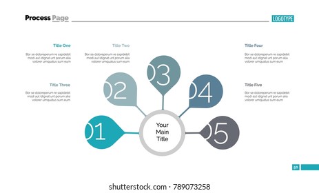 Five Steps Strategy Slide Template