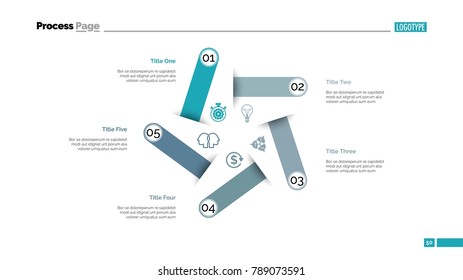 Five Steps Strategy Slide Template