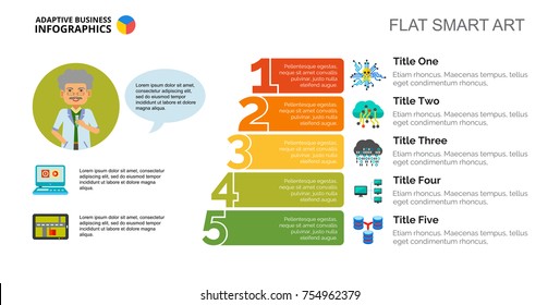 Five Steps IT Technologies Slide Template