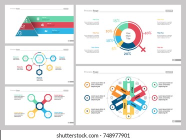 Five Strategy Slide Templates Set