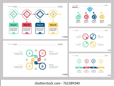 Five Strategy Slide Templates Set