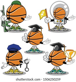 five types of orange basketball cool jobs