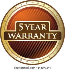 Five Year Warranty