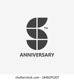 FIVE YEARS ANNIVERSARY LOGO SUITABLE FOR COMPANY OR COMMUNITY ANNIVERSARY LOGO