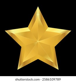 FIVE-POINTED GOLD STAR, HOLIDAYS, ANNIVERSARY, EVENTS