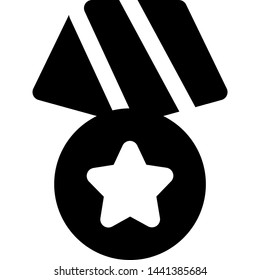 Five-pointed star cirlce medal for the Honorable mentions of high ranking officers