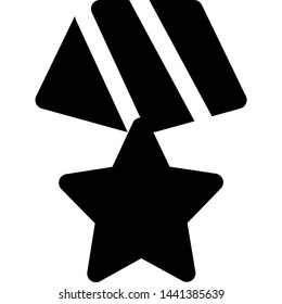 Five-pointed star grade medal for the Honorable mentions of high ranking officers