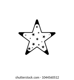 Five-pointed star icon. Element of stars icon. Premium quality graphic design. Signs and symbols collection icon for websites, web design, mobile app on white background