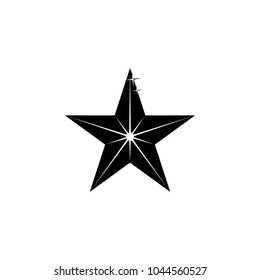 Five-pointed star icon. Element of stars icon. Premium quality graphic design. Signs and symbols collection icon for websites, web design, mobile app on white background