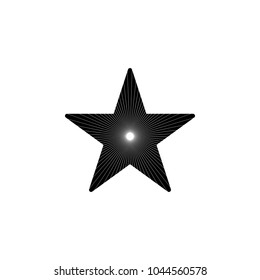 Five-pointed star icon. Element of stars icon. Premium quality graphic design. Signs and symbols collection icon for websites, web design, mobile app on white background