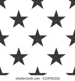 Five-pointed star icon. Element of Stars icons for mobile concept and web apps. Pattern repeat seamless Five-pointed star icon can be used for web and mobile apps on white background