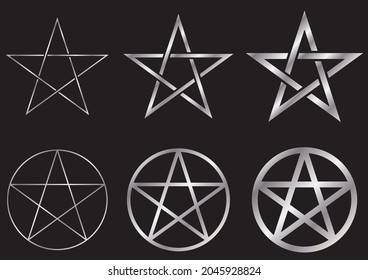Five-pointed star image material set