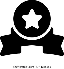 Five-Pointed star silver medal mentioning honorary law enforcement officers