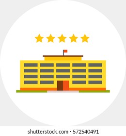 Five-star hotel building