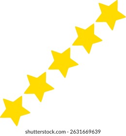 Five-Star Rating Graphic for Reviews