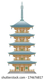 Five-storied pagoda