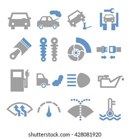 fix car icon set