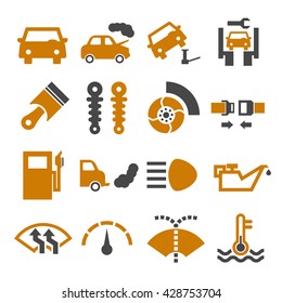 fix car icon set