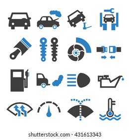 fix car icon set