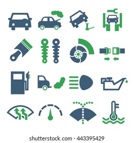 fix car icon set