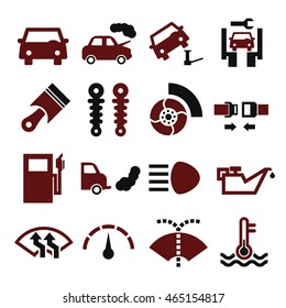 fix car icon set