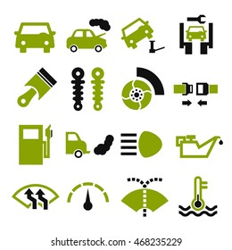 fix car icon set