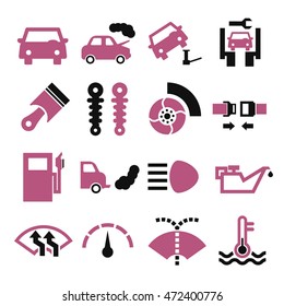 fix car icon set