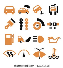 fix car icon set