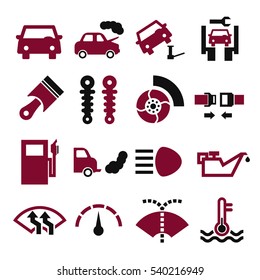 fix car icon set