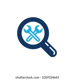 Fix Find Logo Icon Design